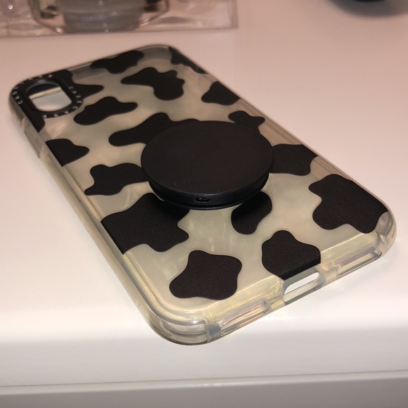 Cute Clear Cow Print iPhone X Case - Picture 4 of 4